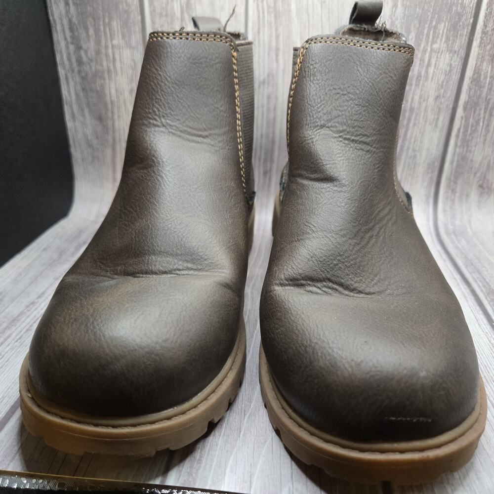 Levi’s Kids Boots Brown Buckley Vegan Leather Toddler Ankle Boots Size 2